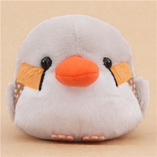 cute grey white bird plush toy Kotoritai from Japan - Bird Plush ...