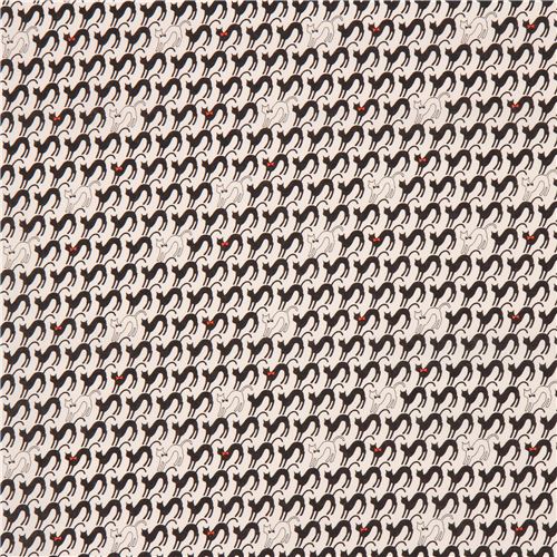 cute off-white fabric black off-white cat from Japan 3