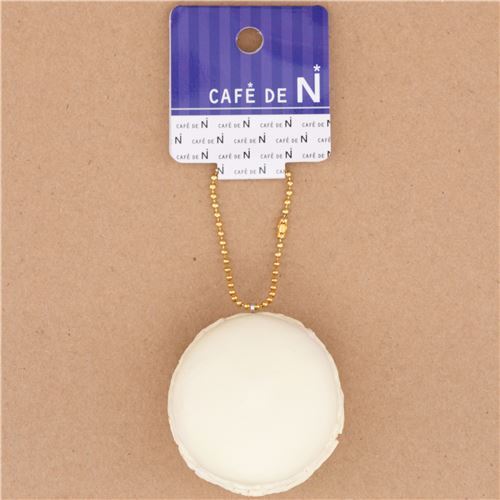 Adorable squishy  kawaii en forme de macaron cru 3