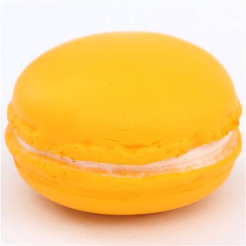 cute orange macaron squishy charm kawaii Cafe de N