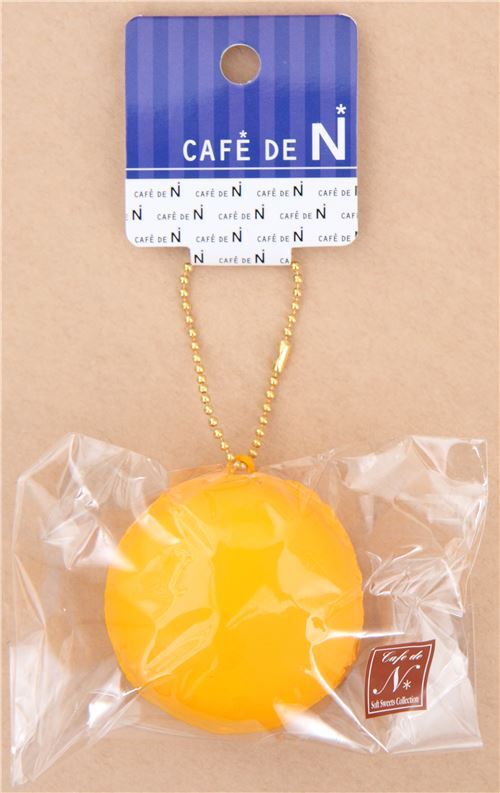 cute orange macaron squishy charm kawaii Cafe de N 3
