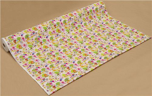 cute pale pink oxford fabric par Kokka du Japon3