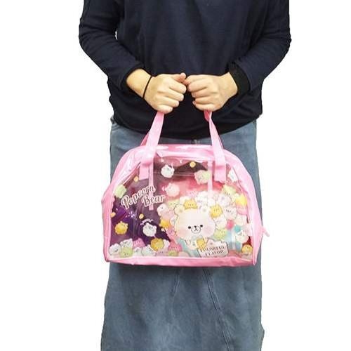 pink bear bag