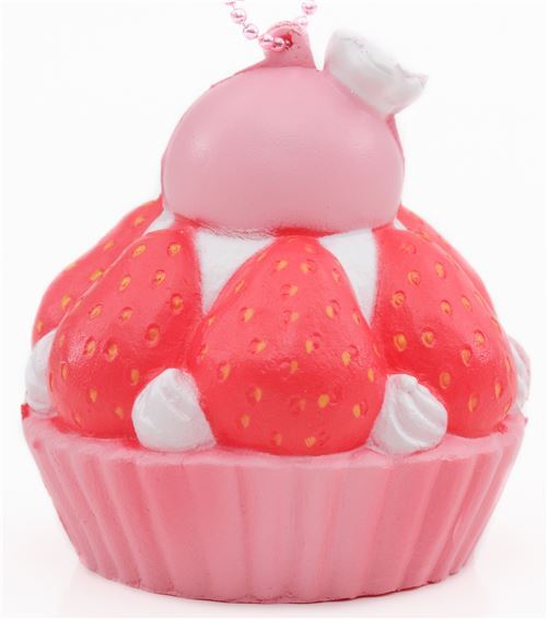 cute pink strawberry tart squishy charm Sammy the Patissier 3