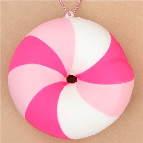 cute pink swirl bagel squishy charm kawaii Sammy the Patissier 2