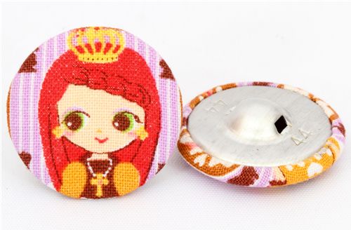 süsse Prinzessin Cosmo Knopf Stoffknopf Japan 2