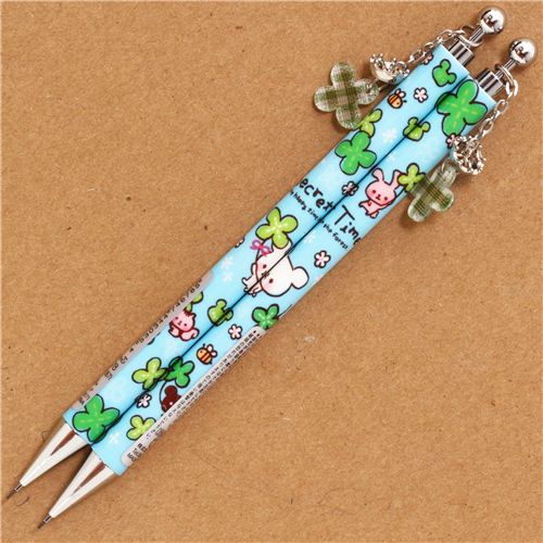 cute rabbit trefoil mechanical pencil flower charm Japan modeS4u