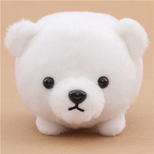 white fluffy teddy bear