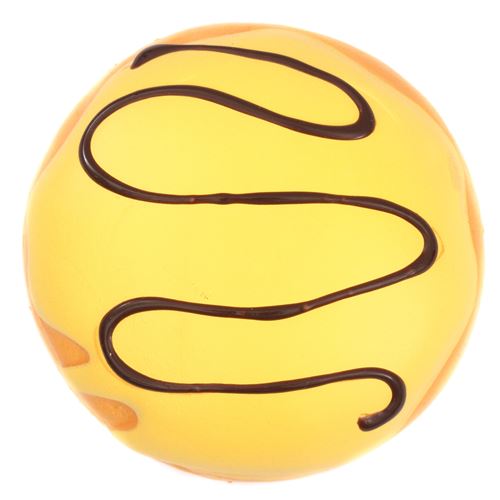 cute yellow brown icing donut bun squishy 2