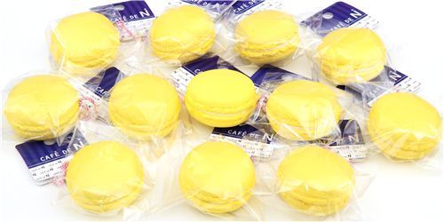cute yellow macaron squishy Cafe de N  kawaii 3