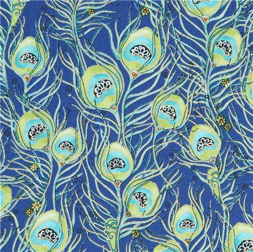 ABAKUHAUS Primavera Tessuto a Metraggio, Rosa romantica Bloom, Tessuto a Maglia Elasticizzato per Abbigliamento, Cucito e Arti, 3 m, Giallo Pallido Pale Blue