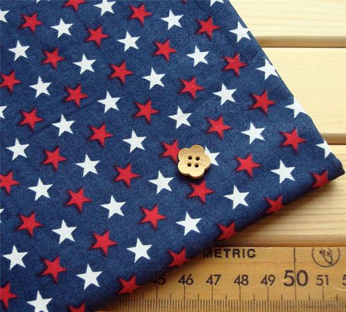 dark-blue fabric with stars 0.5m 1