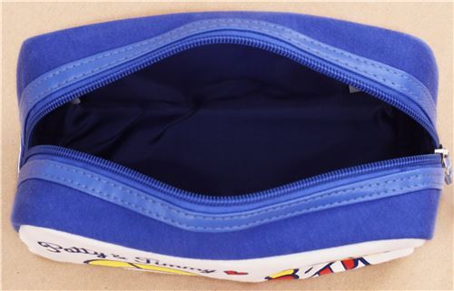 Dunkelblaue hellcremefarbene Patty und Jimmy Kinder Federtasche aus Japan 4