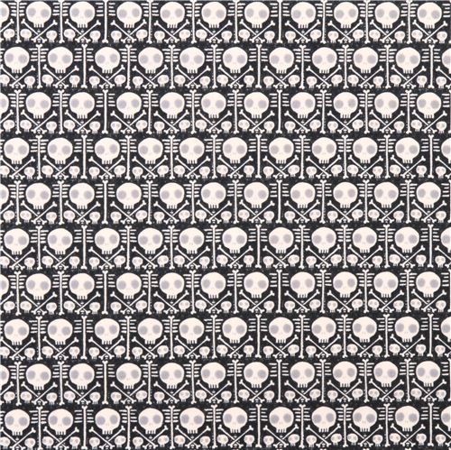 dark grey Cloud 9 skull X-Ray organic fabric Dem Bones 2