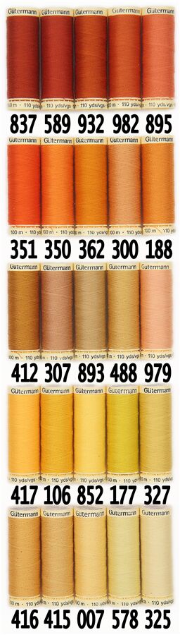 Brown sewing thread No 221 100/% polyester