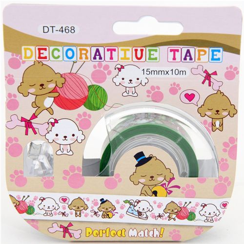 poodle deco tape dispenser kawaii with cute dogs modeS4u