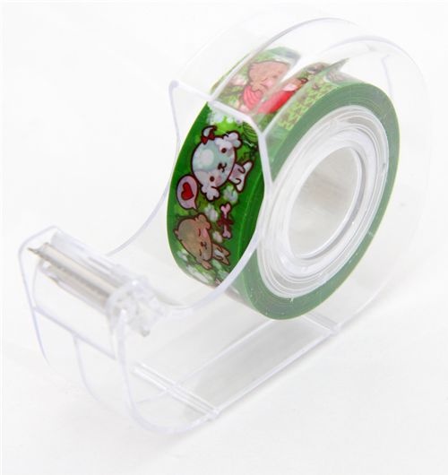 poodle deco tape dispenser kawaii with cute dogs modeS4u