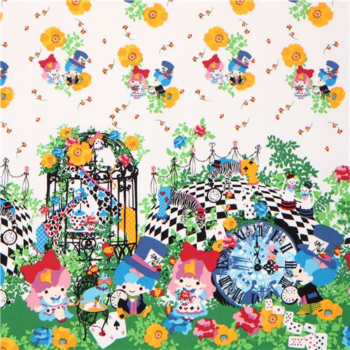 double border Little Twin Stars Alice in Wonderland Sanrio