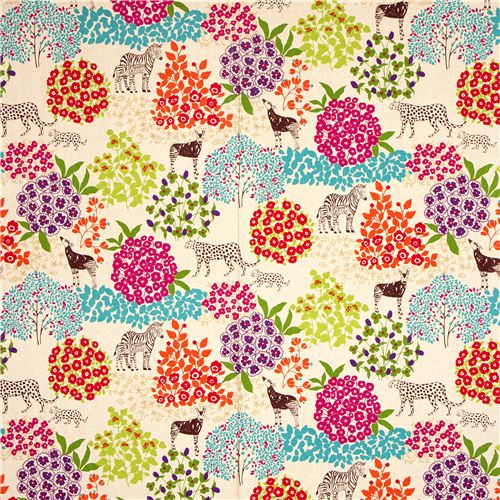 echino laminate fabric Bond beige zebra leopard 2