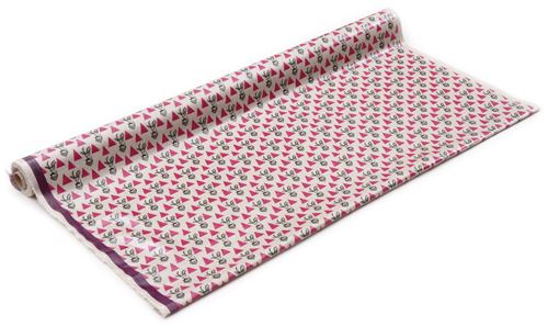 echino natural color canvas laminate fabric antelope pink from Japan 4