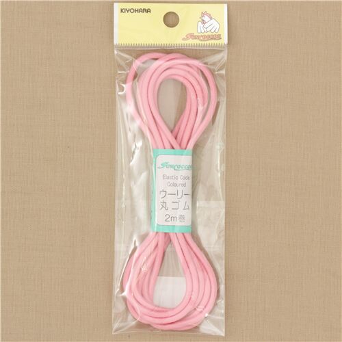 elastic cord 2m from Japan in pink 3