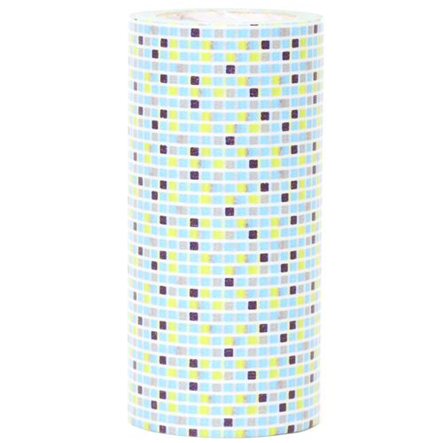 extra wide mt Casa Washi Tape 10cm blue grid deco tape modeS4u