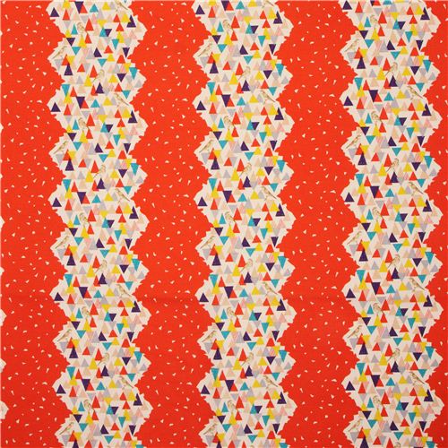 extra wide red echino laminate poplin fabric from Japan 3