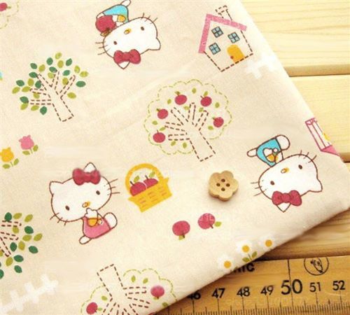 kawaii cute hello kitty japanese fabric Sanrio Stoff Japan