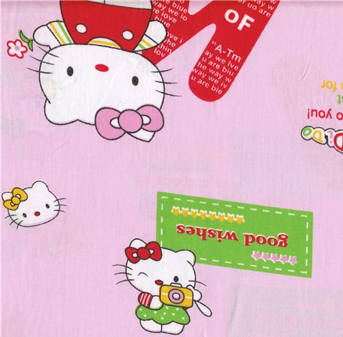 kawaii Hello Kitty fabric photographer Stoff kawaii cute Hello Kitty fabric photographer Fotograf