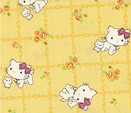 kawaii cute Charmmy Kitty japanese fabric Sanrio Stoff Japan
