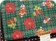Christmas Fabric Flower Candy Stick half yard