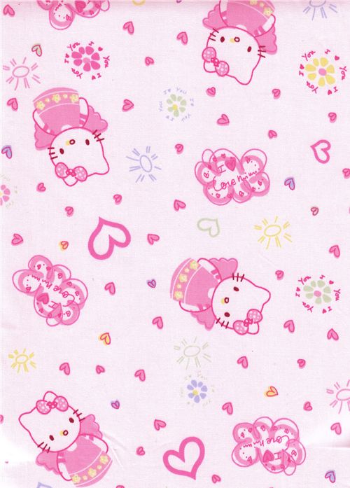 Stoff kawaii Hello Kitty Angel Stoff kawaii fabric cute Hello Kitty Angel Engel