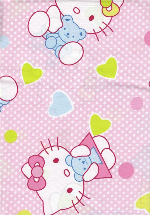 Stoff kawaii Hello Kitty Angel Stoff kawaii fabric cute Hello Kitty Angel Engel