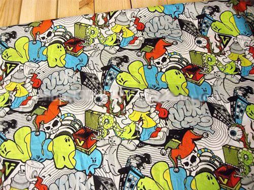 skull fabric scene skull fabric bones crossbones Totenkopf Stoff Totenköpfe emo Rockabilly