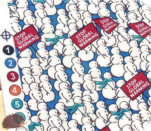 snowman fabric global warming snowman fabric stop global warming Schneemann Stoff Weihnachten christmas