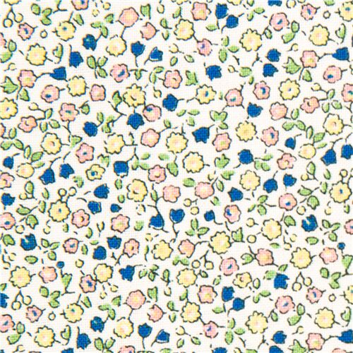 Tiny Spring Meadow Floral Ditsy Print Fabric