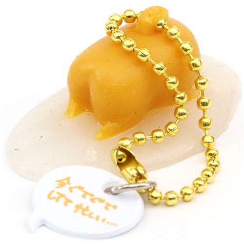 funny Gudetama egg yolk sleeping squishy charm kawaii - modeS4u