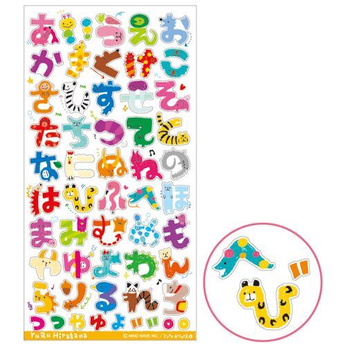 Kawaii Hiragana - Hiragana Japanese Dictionary : • は a particle to mark