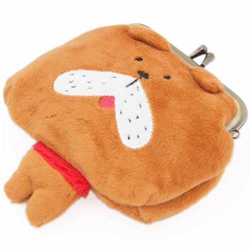 funny brown dog coin purse pouch wallet - modeS4u