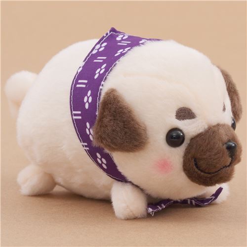 purple dog plush