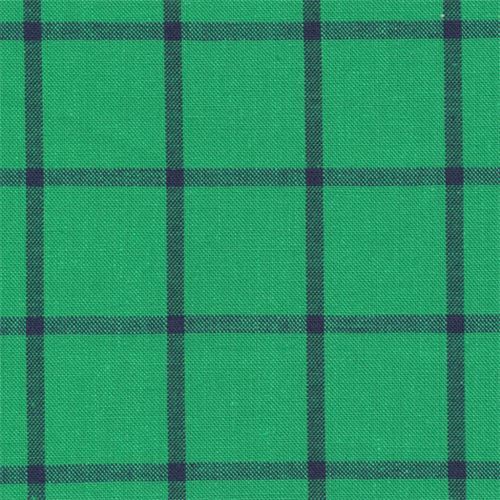 green Cloud 9 navy blue line square organic fabric Window Dressing Fabric