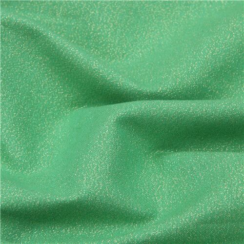 Tela de algodn verde de Cloud 9 con fibras brillantes Tela