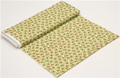 green Riley Blake organic fabric with monkeys from the USA Fabric by Riley  Blake - modeS4u