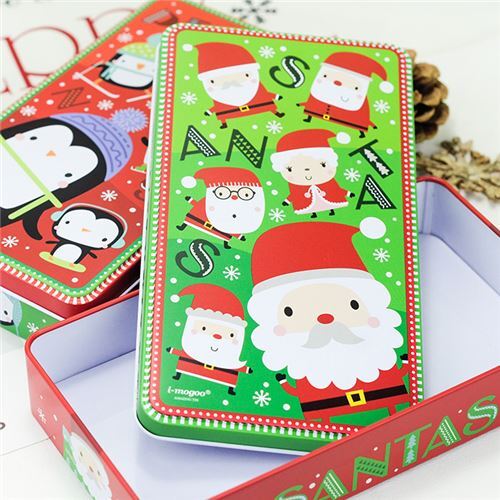 green Santa Claus metal pencil case modeS4u