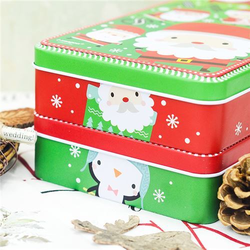 green Santa Claus metal pencil case modeS4u