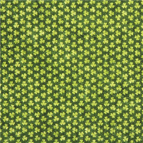 green Shamrock cloverleaf fabric Saint Paddy's Day 2 2