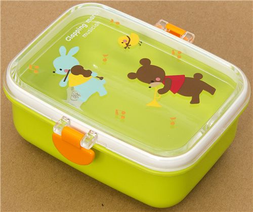 green animals Bento Box Lunch Box kawaii - modeS4u