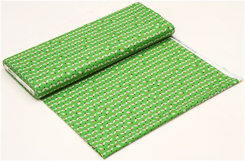 green bee animal fabric par Robert Kaufman from the USA 3