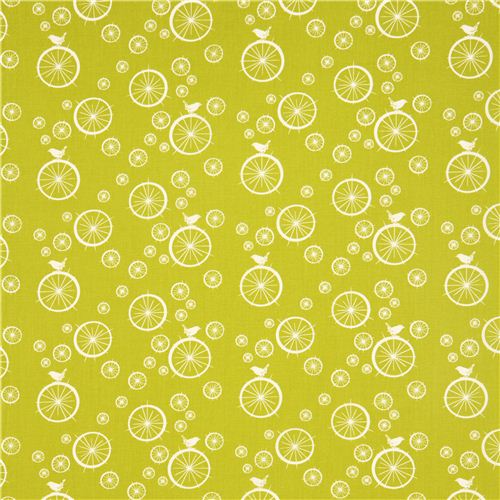green birch organic fabric Birdie Spokes with wheels bird  2