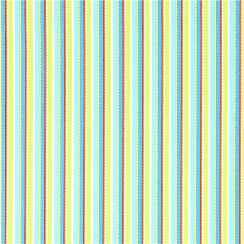green-blue Timeless Treasures stripe fabric USA 2